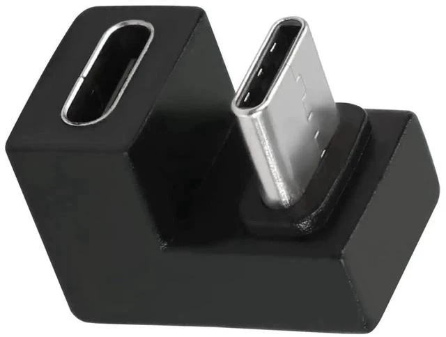Main image of USB C U-Shape Adapter 180 Degree USB 3.1 Type C Male to Female U-Shape Charging Connector Adapter 4K60Hz 10Gbps for Laptop,Tablet,USB-C Phone