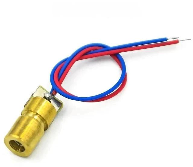 Main image of 10pcs/lot 650nm 6mm 3V 4.5V 5V 5mW Adjustable Dot Diode Module Red Copper Head