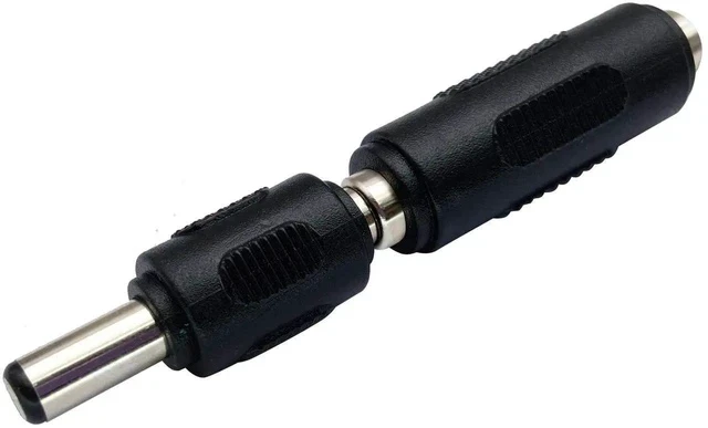 Alt view image 3 of 7 - 5.5mm x 2.1mm DC Power Adapter, DC Barrel Power 2.1mm X 5.5mm Female to Female Coupler Connector for CCTV Camera (2pack/Female)