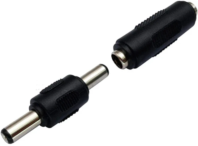 Alt view image 7 of 7 - 5.5mm x 2.1mm DC Power Adapter, DC Barrel Power 2.1mm X 5.5mm Female to Female Coupler Connector for CCTV Camera (2pack/Female)