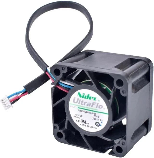 Main image of W40S12BMD5-07 4cm 40mm fan 4028 12V 0.64A 4-wire 4pin air volume server power cooling fan