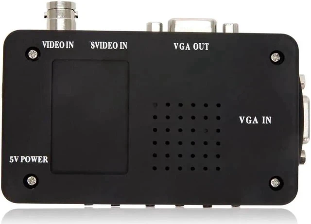 Alt view image 5 of 7 - CCTV Camera BNC S Video VGA to Laptop Computer PC VGA Monitor Converter Adapter Box