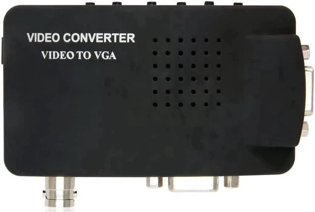 Alt view image 7 of 7 - CCTV Camera BNC S Video VGA to Laptop Computer PC VGA Monitor Converter Adapter Box