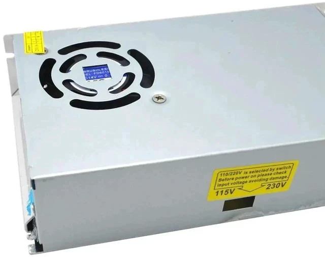 Alt view image 2 of 4 - 12V 20A 240W Universal Regulated Switching Power Supply, AC-DC Constant Voltage Transformer Driver for LED Strips, CCTV Cameras, Radio, Mini PC & Electronic DIY Projects