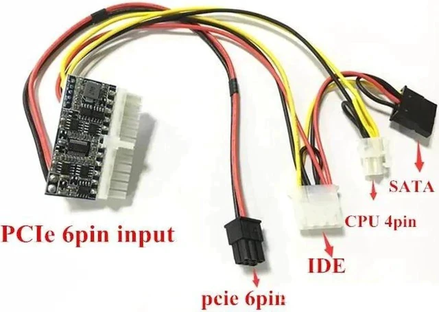 Alt view image 3 of 3 - DC ATC160w server power supply ATX 24Pin4P6P input server switchboard MINI power supply.