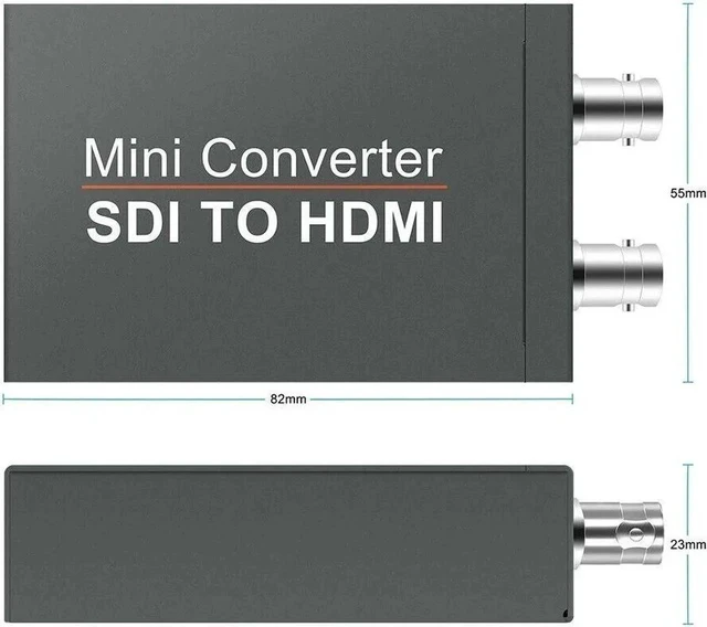 Alt view image 6 of 6 - SDI To HDMI Converter HD-SDI 3G-SDI SD-SDI to HDMI SDI Converter Video Adapter