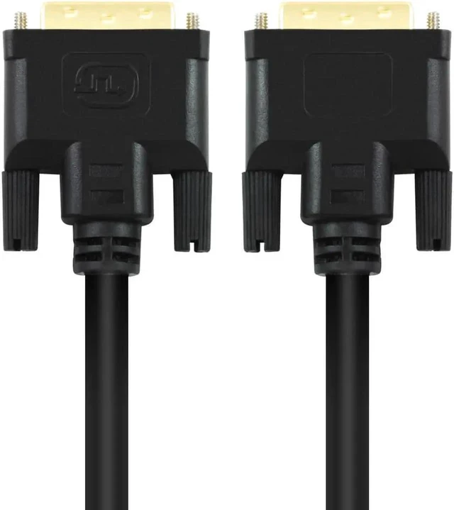 Alt view image 2 of 4 - 32.8FT/10M DVI-D 24+1 Male to Male High Speed Cable, 24K Gold-Plated DVI Digital AV Cord for Desktop PC, Graphics Card & Monitor