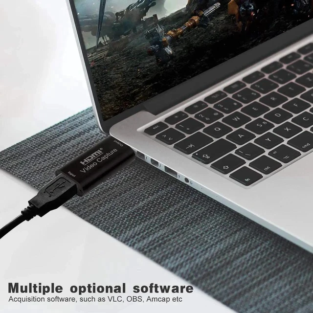 Alt view image 6 of 7 - Audio Video Capture Card,HDMI to USB USB2.0 High Definition 1080p 30fps, Directly to Computer for Gaming, Streaming, Teaching, Video Conference or Live Broadcasting