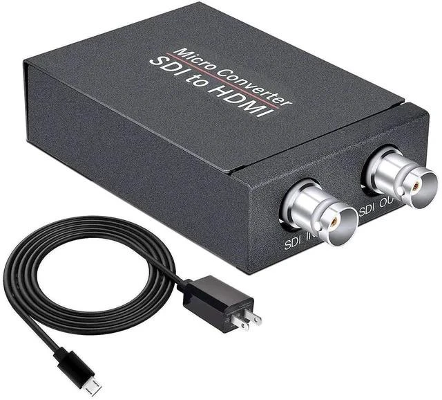 Main image of SDI to HDMI Converter Adapter for 3G-SDI/HD-SDI/SD-SDI Signals, 1080P@60Hz