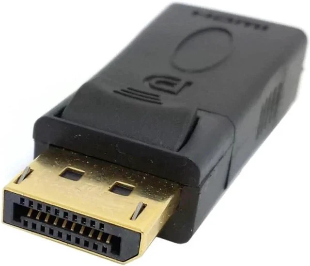 Alt view image 6 of 6 - HDMI to DisplayPort DP Video Audio Converter adapter