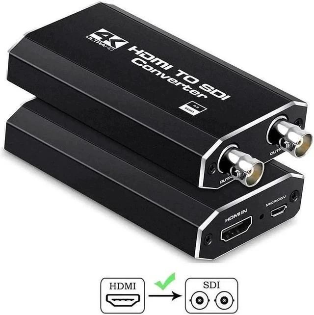 Main image of 4K HDMI to 3G-SDI Mini Converter, Convenient for Users with The Full Size SDI and HDMI Connectors, Pocket Size and Easy to Mount, Universal USB Power Solution Design