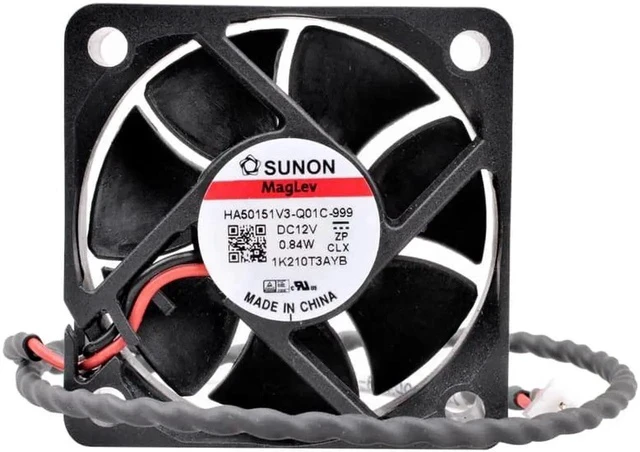 Alt view image 2 of 4 - HA50151V3-Q01C-999 5cm 50mm fan 50x50x15mm DC12V 0.84W Cooling fan for frequency converter