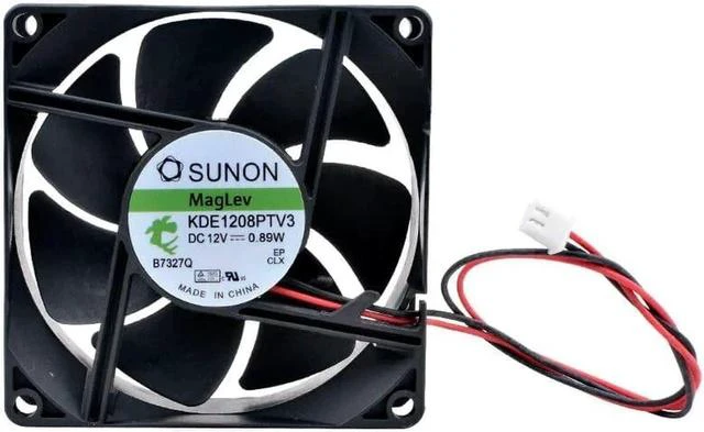 Main image of KDE1208PTV3 8cm 80mm fan 80x80x25mm 8025 DC12V 0.89W Magnetic suspension bearing Silent cooling fan for power supply