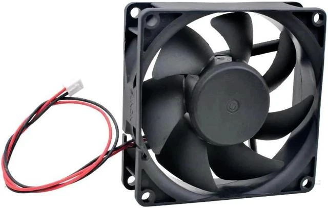 Alt view image 4 of 4 - KDE1208PTV3 8cm 80mm fan 80x80x25mm 8025 DC12V 0.89W Magnetic suspension bearing Silent cooling fan for power supply
