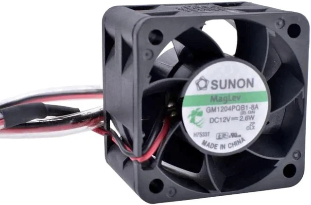 Alt view image 4 of 4 - GM1204PQB1-8A 4cm 40mm fan 4028 12V 2.6W Double ball bearing large air volume power supply cooling fan