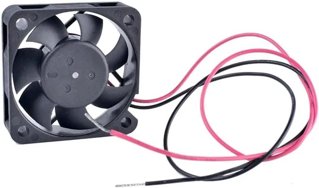Alt view image 2 of 4 - AFB0512HB 5cm 50mm fan 5015 12V 0.15A Double ball bearing large air volume cooling fan