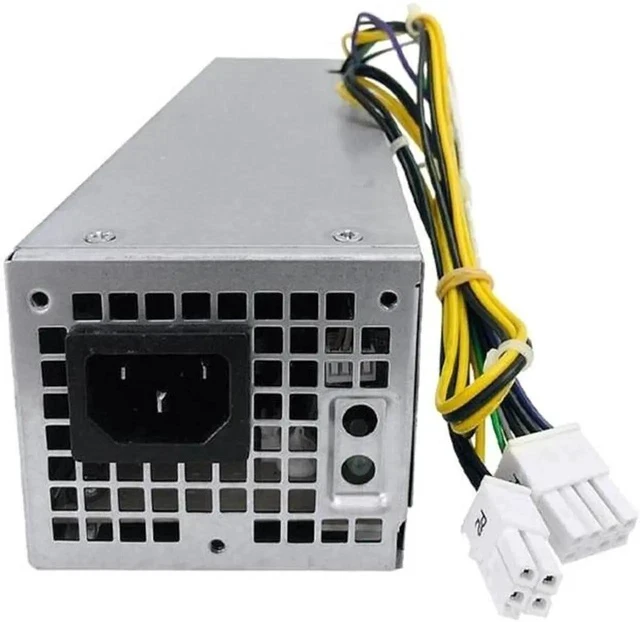 Alt view image 2 of 6 - 4Pin + 8Pin 255W PSU Replacement Power Supply 100-240V 50 60hz for D-ell 3020 7020 9020 T7100 L255AS-00 D255AS-00