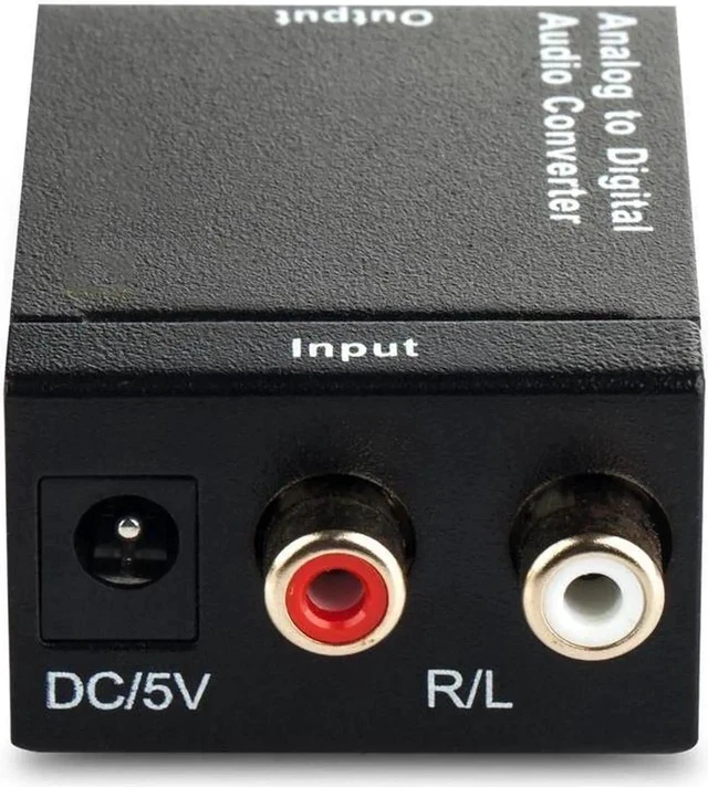 Alt view image 3 of 5 - Musou RCA Analog to Digital Optical Toslink Coaxial Audio Converter Adapter with Optical Cable