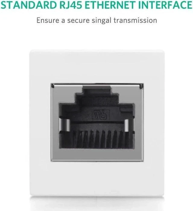Alt view image 6 of 7 - RJ45 Coupler In Line Coupler Cat7 Cat6 Cat5e Ethernet Cable Extender Adapter Female to Female (White)