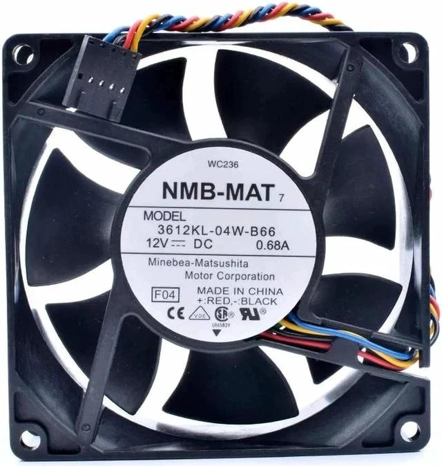 Main image of 3612KL-04W-B66 9cm 9032 92x92x38mm 12V 0.68A server chassis cooling fan
