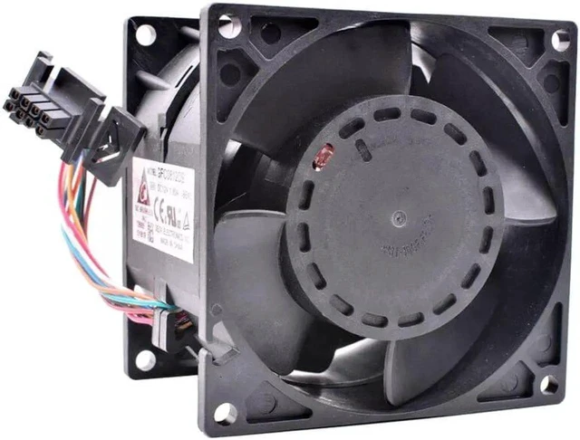 Alt view image 2 of 4 - GFC0812DS 8055 8cm 80mm fan 80x80x55mm DC12V 1.80A x3650m4 CPU cooling fan