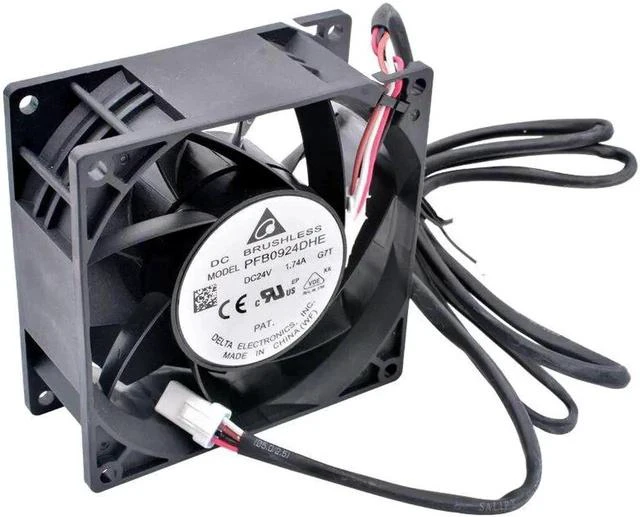 Main image of PFB0924DHE 9cm 9.2cm 92mm fan 92x92x38mm DC24V 1.74A 4 wires IP68 waterproof cooling fan for the inverter server chassis