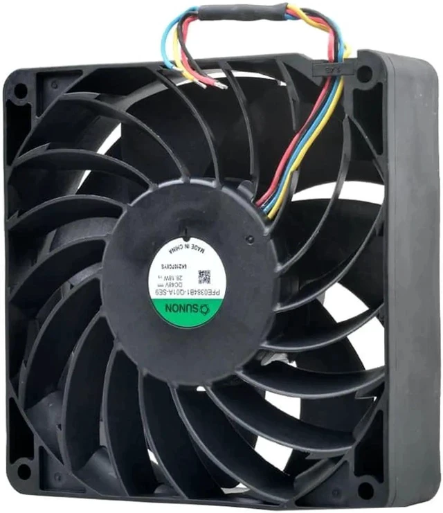 Alt view image 2 of 5 - PFE0384B1-Q01A-SE9 14cm 140mm fan 140x140x38mm DC48V 28.18W 4 lines Cooling fan for server inverter car