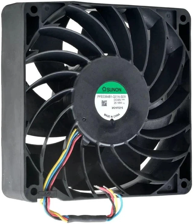Alt view image 5 of 5 - PFE0384B1-Q01A-SE9 14cm 140mm fan 140x140x38mm DC48V 28.18W 4 lines Cooling fan for server inverter car