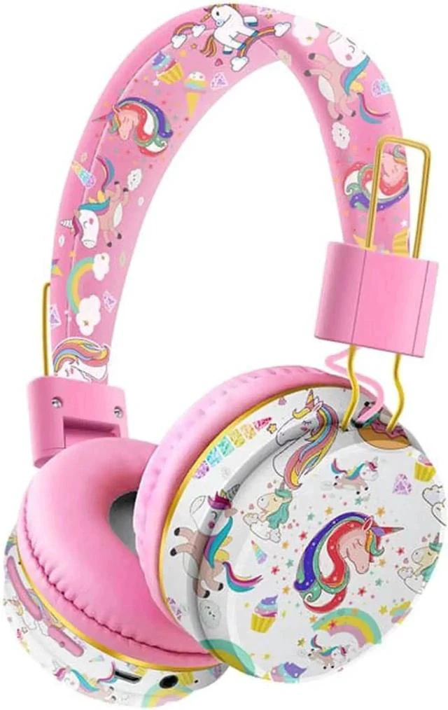 Main image of Gemdeck Kids Headphones, Wireless headphones for kids Unicorn headphones for girls Bluetooth headphones