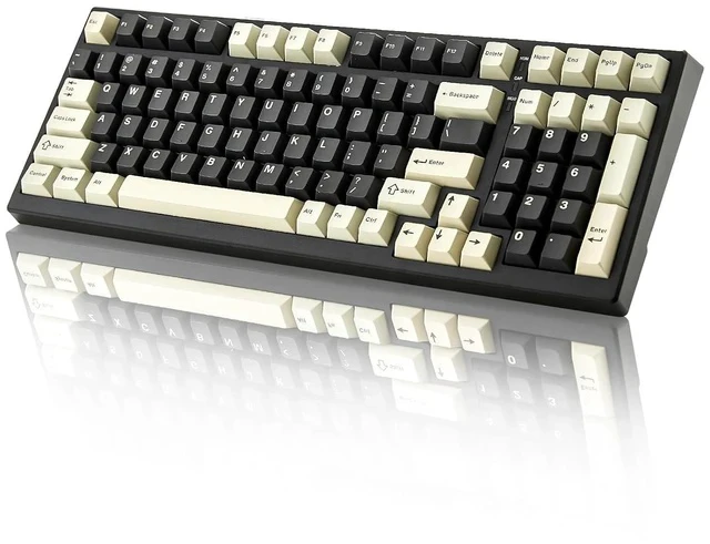 Alt view image 2 of 2 - YZ98 Gasket Mechanical Keyboard,99 Key Hot Swappable BT5.0/2.4G/USB-C Wireless NKRO 98% 1800 Layout