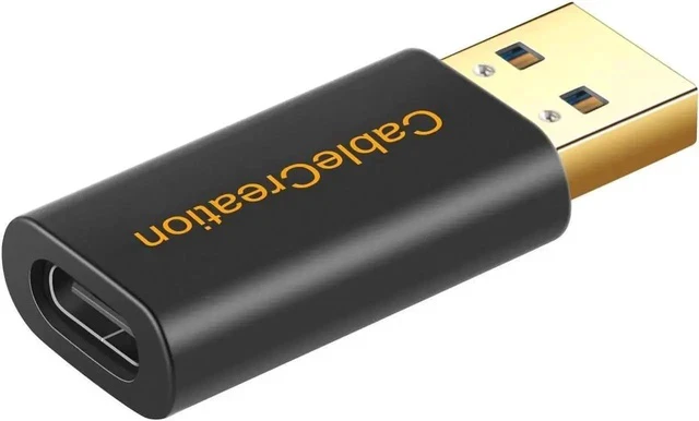Alt view image 5 of 7 - USB3.1 USB C Female to USB Male Adapter 5Gbps CableCreation USB to USB C Adapter USB C to A Adapter Female USB C Adapter for Laptops Logitech StreamCam and Other USB-A Devices
