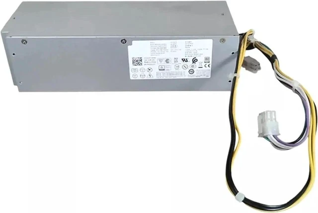 Alt view image 2 of 3 - 180W PSU For 3040 3046 3650 5040 7040 SFF MT Power Supply UH180ES-00 0J1J77 L180ES-00 05XV5K AC180AS-00 02GXHK(6Pin 4Pin)