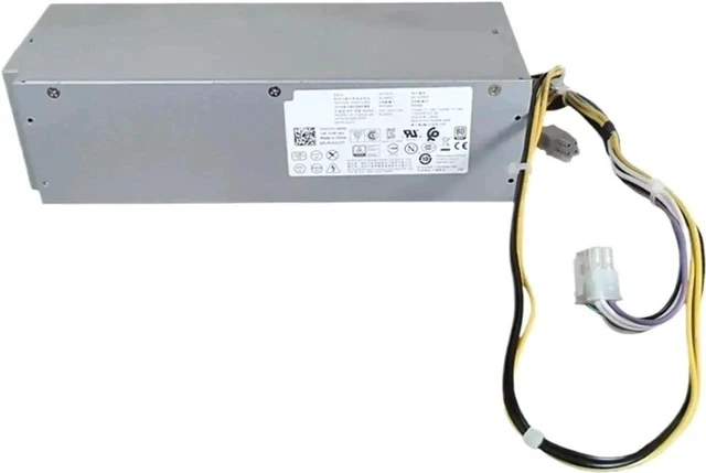 Alt view image 3 of 3 - 180W PSU For 3040 3046 3650 5040 7040 SFF MT Power Supply UH180ES-00 0J1J77 L180ES-00 05XV5K AC180AS-00 02GXHK(6Pin 4Pin)