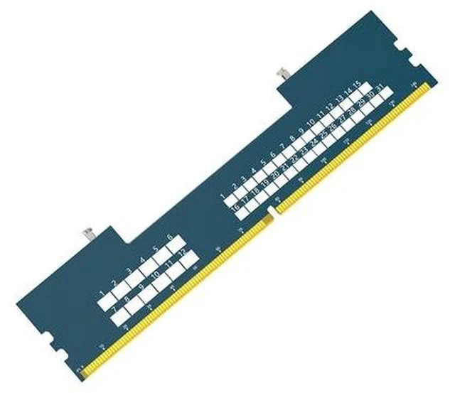 Alt view image 3 of 5 - DDR4 SO-DIMM to DIMM Adapter Card, Laptop DDR4 Memory to Desktop Converter & Tester, 3200/2666/2400/2133MHz, for Intel Motherboard