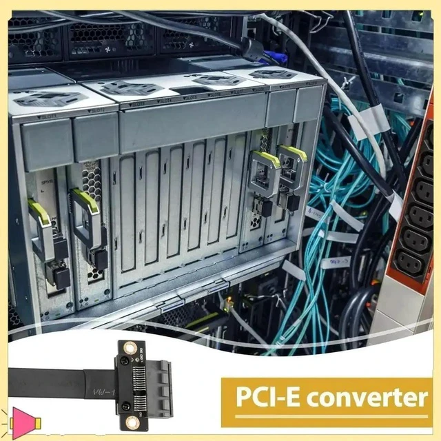 Alt view image 2 of 4 - PCIe 1X to 1X Slot Riser Extension Card, Gold-Plated PCI Express X1 Ribbon Cable Adapter for BTC Mining Machine