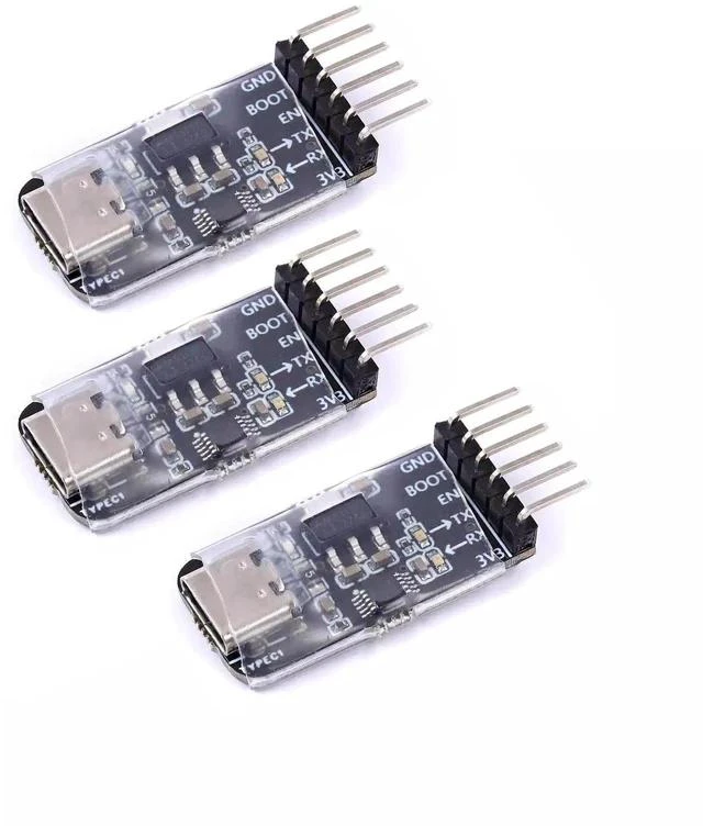 Main image of Auto Downloader Burner USB to Serial Burner Module USB to TTL Module for ESP32 ESP8266 3pcs