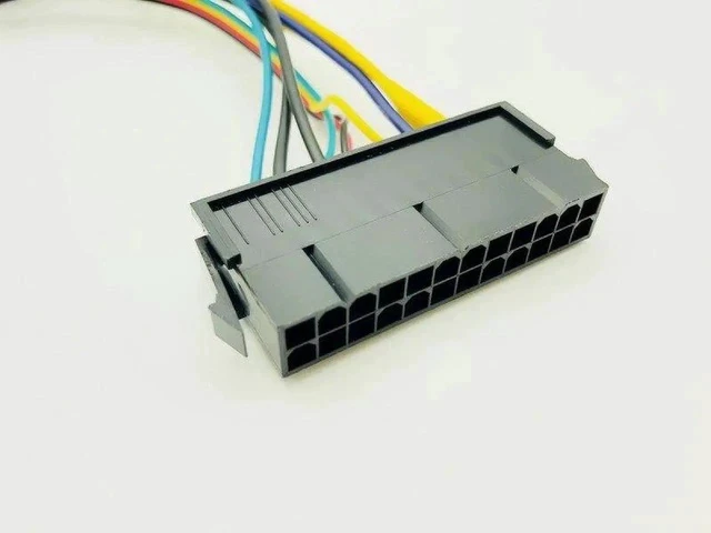 Alt view image 4 of 6 - 30cm ATX Main 24Pin to 6Pin PCI-E PSU Power Adapter Cable 18AWG Power Supply for HP Z220 Z230 SFF Server Workstation Motherboard