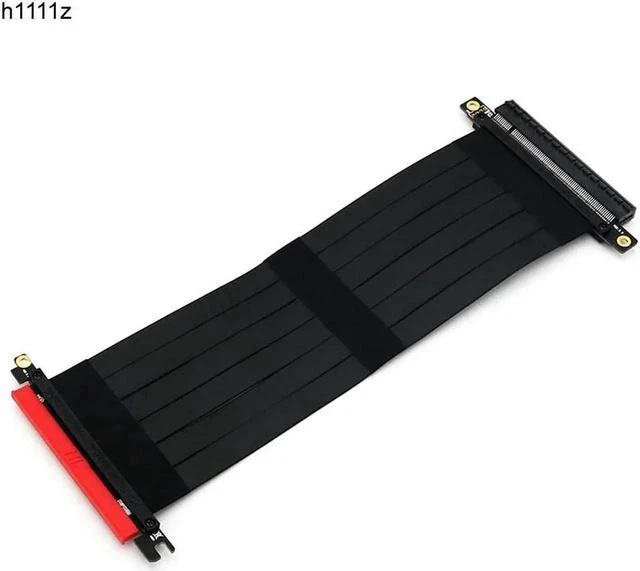 Main image of PCI Express 3.0 High Speed 16x Flexible Cable Riser Card Extension Port Adapter Graphics video Card extend cord Cable for Mining