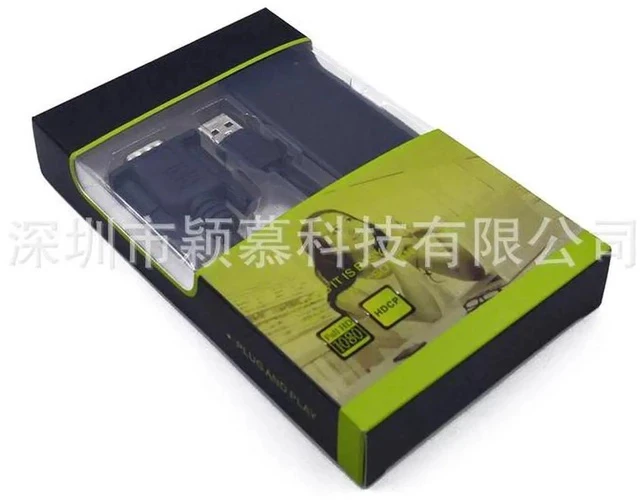 Alt view image 3 of 5 - VGA + USB to HD 1080P VGA to HDMl High Definition Converter with Audio Power Supply Adapter Cable