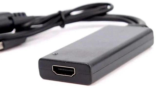 Alt view image 5 of 5 - VGA + USB to HD 1080P VGA to HDMl High Definition Converter with Audio Power Supply Adapter Cable