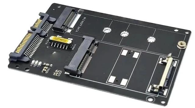 Main image of FOR M2/mSATA to SATA Adapter Converter M.2 to SATA 3.0 2.5 Inch Riser Board M2 B Key + mSATA Adapter for NGFF M.2 SATA SSD mSATA SSD