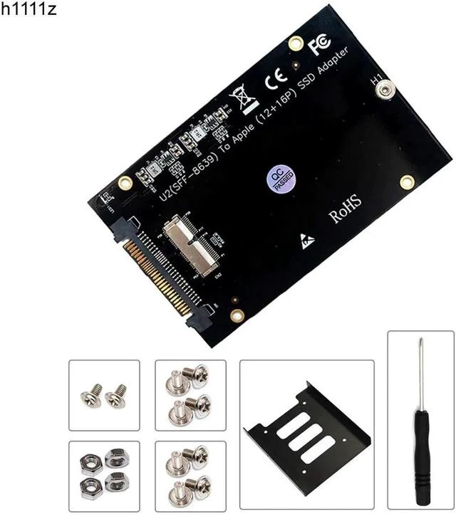 Main image of Adapter SSD M2 PCIe to SFF-8639 U.2 Adapter 3.5" SSD Bracket for MacBook Air Pro Retina 2013 2014 2015 2016 2017 12+16pin M2 SSD