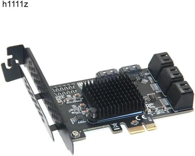 Main image of Chi a Mining Riser PCIE SATA Card 8 Port 6Gb SATA3.0 Adapter PCI Express X1 SATA Expansion Card PCI-E to SATA Controller ASM1064