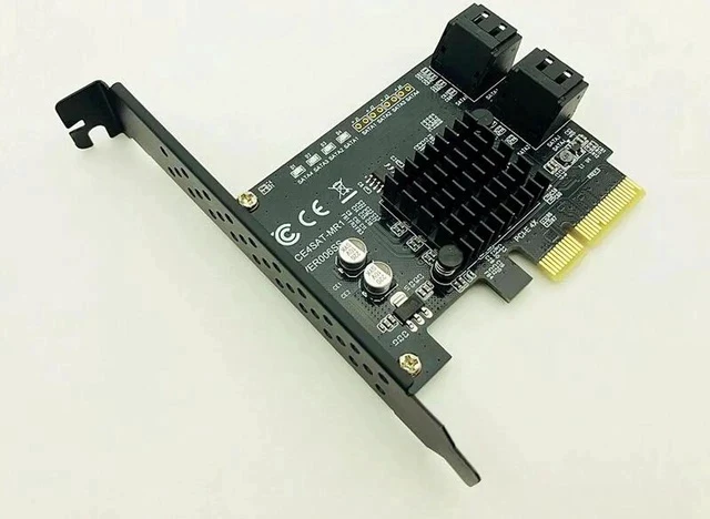 Alt view image 5 of 6 - Marvell 88SE9230 SATA PCI Express 4 Ports Expansion Card SATA Controller PCI-E Raid Card PCI E to SATA3.0 Adapter Converter Card