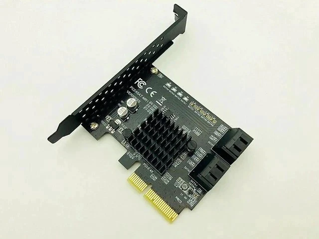 Alt view image 4 of 6 - Marvell 88SE9230 SATA PCI Express 4 Ports Expansion Card SATA Controller PCI-E Raid Card PCI E to SATA3.0 Adapter Converter Card