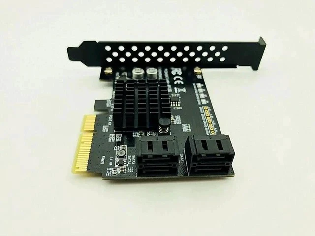 Alt view image 6 of 6 - Marvell 88SE9230 SATA PCI Express 4 Ports Expansion Card SATA Controller PCI-E Raid Card PCI E to SATA3.0 Adapter Converter Card
