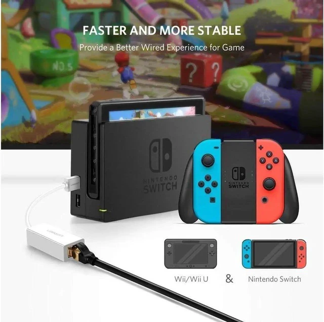 Alt view image 3 of 7 - USB Ethernet Adapter USB 2.0 Network Card to RJ45 Lan for Windows 10 Xiaomi Mi Box 3 Nintend Switch Ethernet USB, White