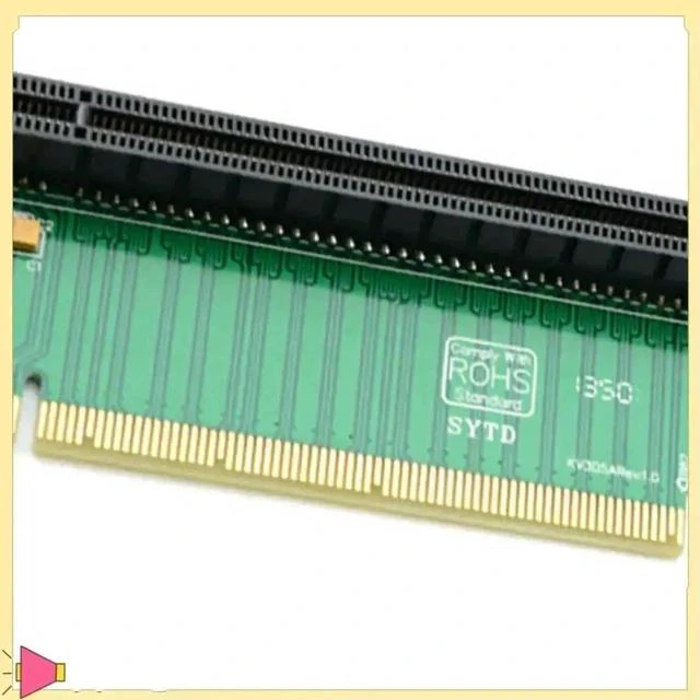 Main image of PCIe X16 90 Degree Right Angle Riser Card, PCI Express 16X Slot Converter Expansion Adapter for 2U Computer Chassis