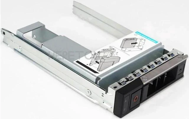 Main image of 2.5" 3.5" SATA SAS HDD Adapter + 3.5inch Hard Drive Tray Caddy For Dell PowerEdge R250 R350 T350 Server Hybrid