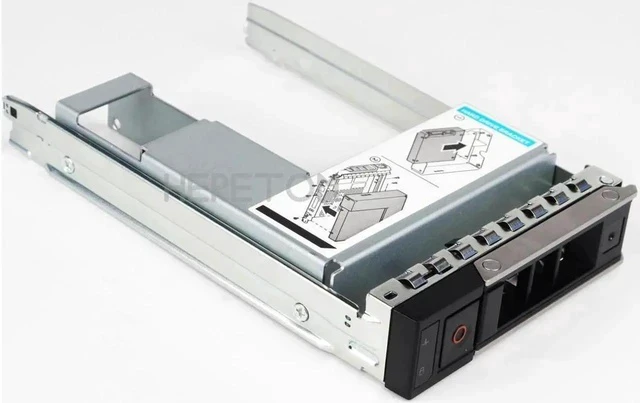 Alt view image 2 of 2 - 2.5" 3.5" SATA SAS HDD Adapter + 3.5inch Hard Drive Tray Caddy For Dell PowerEdge R250 R350 T350 Server Hybrid